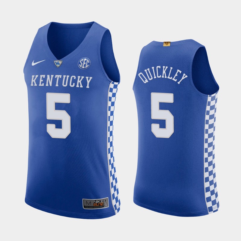 Kentucky Wildcats Immanuel Quickley Royal 2019-20 Jersey College