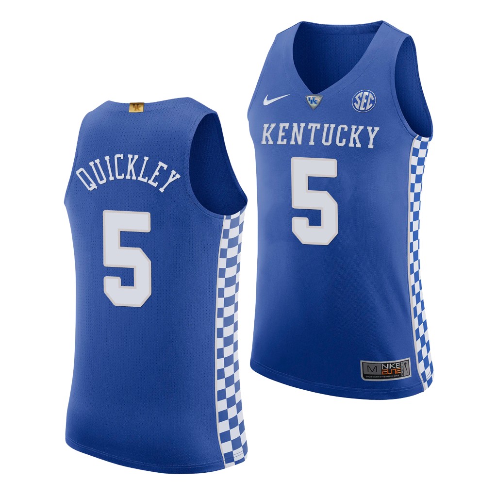 Kentucky Wildcats Immanuel Quickley Royal College Jersey