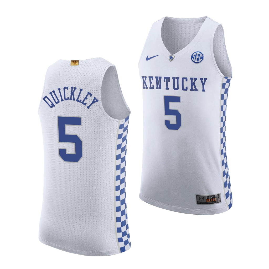 Kentucky Wildcats Immanuel Quickley White College Jersey