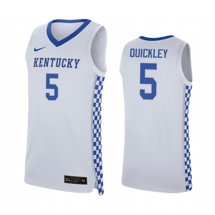 Kentucky Wildcats Immanuel Quickley White College Jersey
