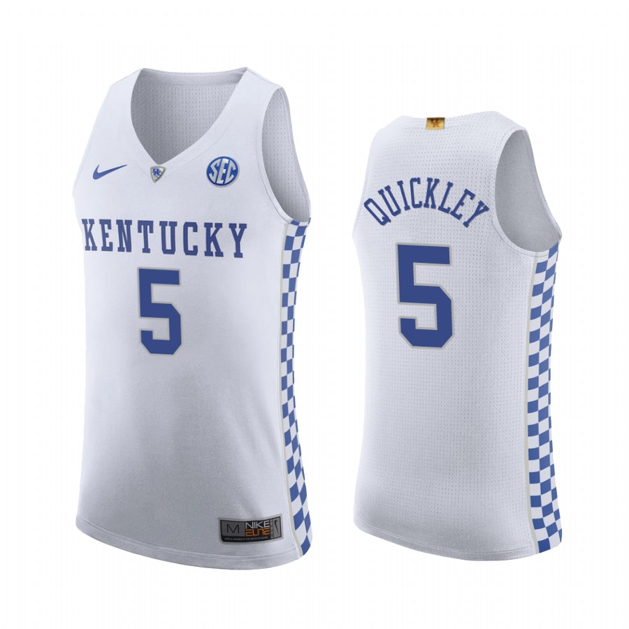 Kentucky Wildcats Immanuel Quickley White Jersey