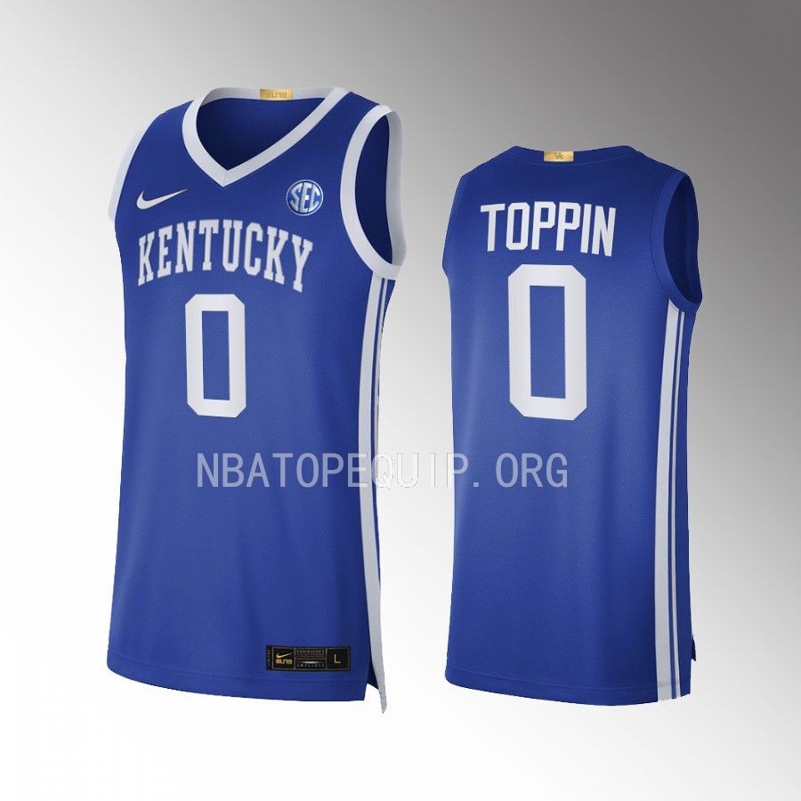 Kentucky Wildcats Jacob Toppin Jersey 2022-23 Limited Royal Uniform