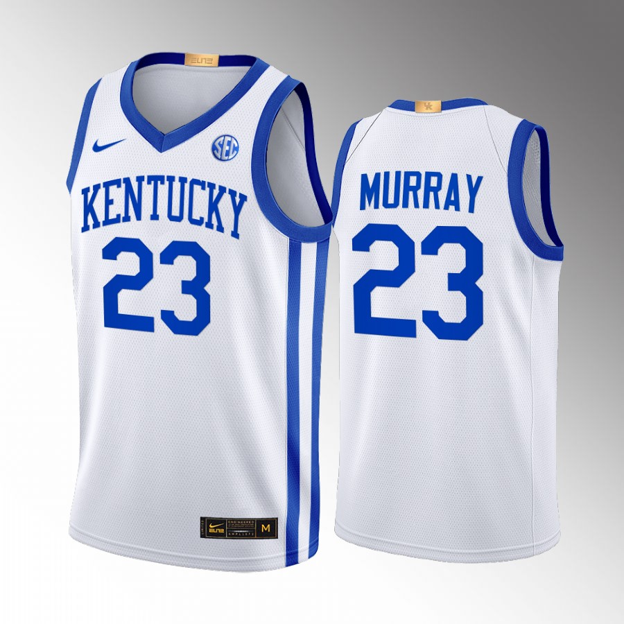 Kentucky Wildcats Jamal Murray Jersey 2022-23 Home White Alumni Uniform