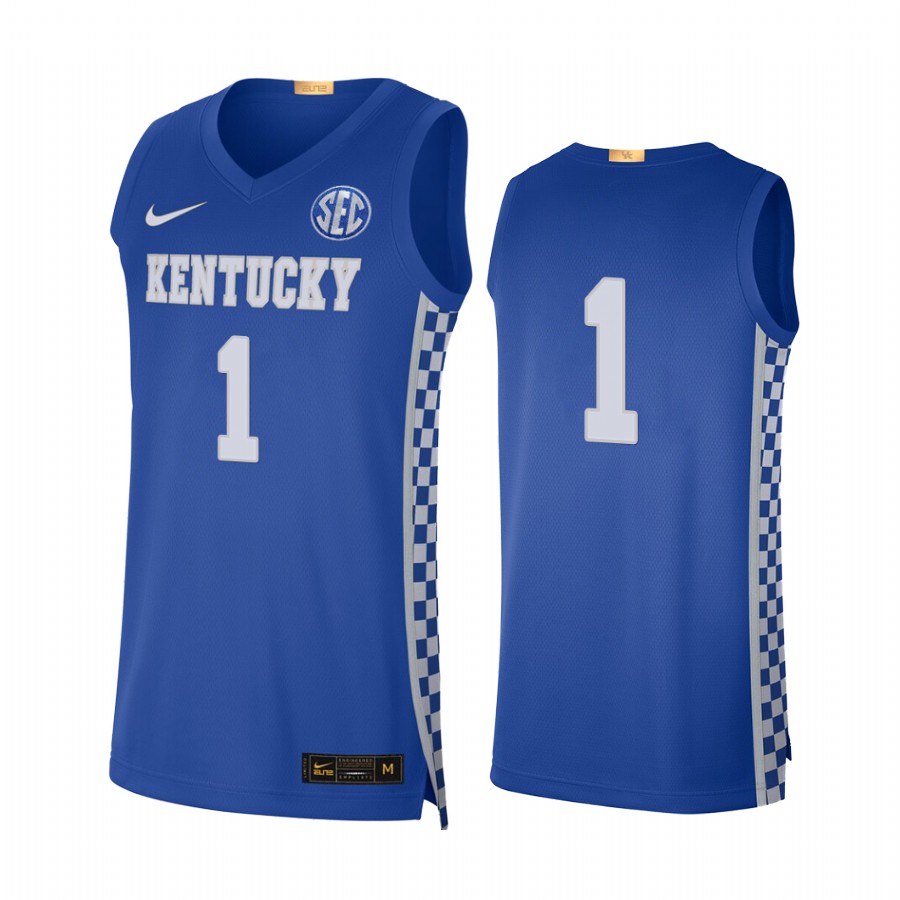 Kentucky Wildcats Jersey 2021-22 College Royal Uniform