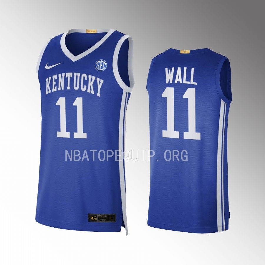 Kentucky Wildcats John Wall Jersey Limited Royal NBA Alumni Uniform