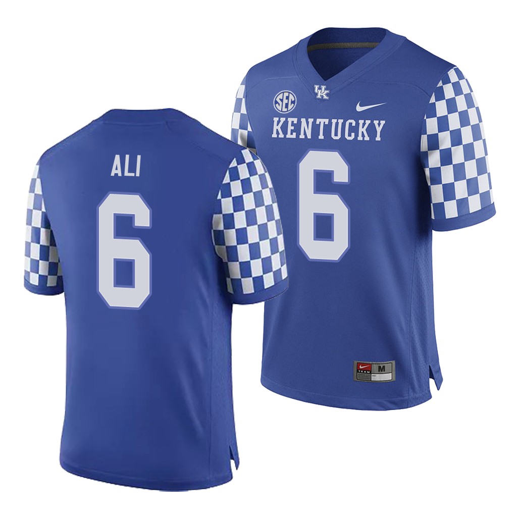 Kentucky Wildcats Josh Ali Royal College Men's Game Jersey