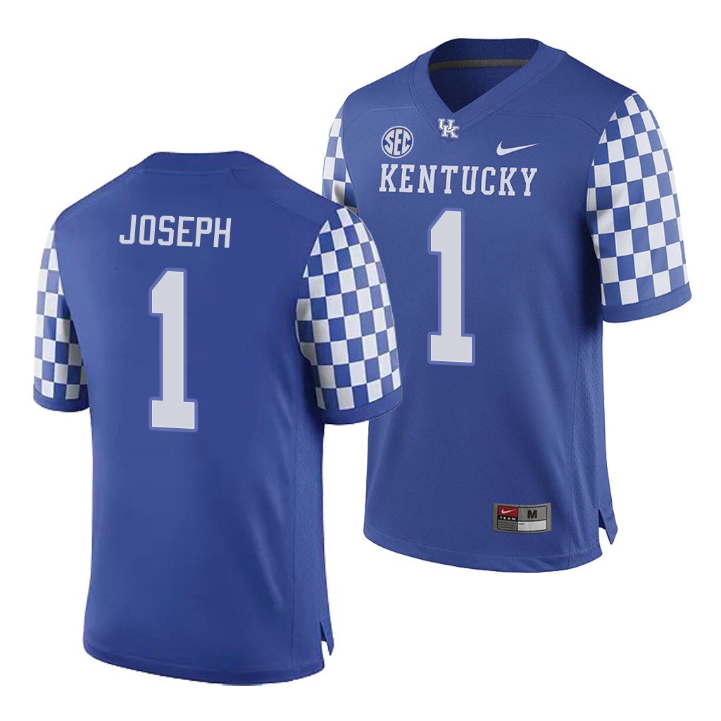 Kentucky Wildcats Kelvin Joseph Royal College Men's Game Jersey