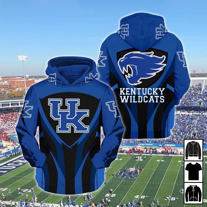 Kentucky wildcats ncaa for wildcats fan 3D Hoodie