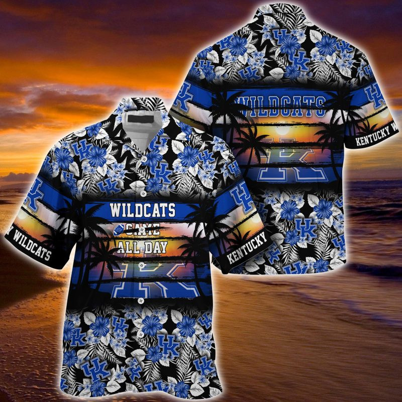 Kentucky Wildcats NCAA Summer – Hawaii Shirt For This Season – Gift For Sport Lovers Floral Pattern