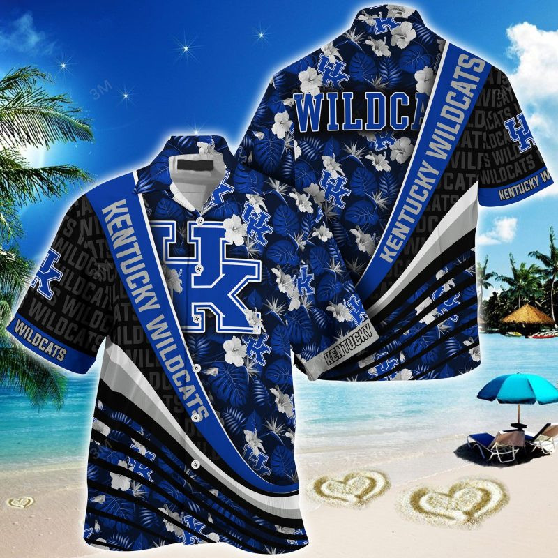 Kentucky Wildcats NCAA Summer – Hawaii Shirt For This Season – Gift For Sport Lovers With Tropical Flower Pattern