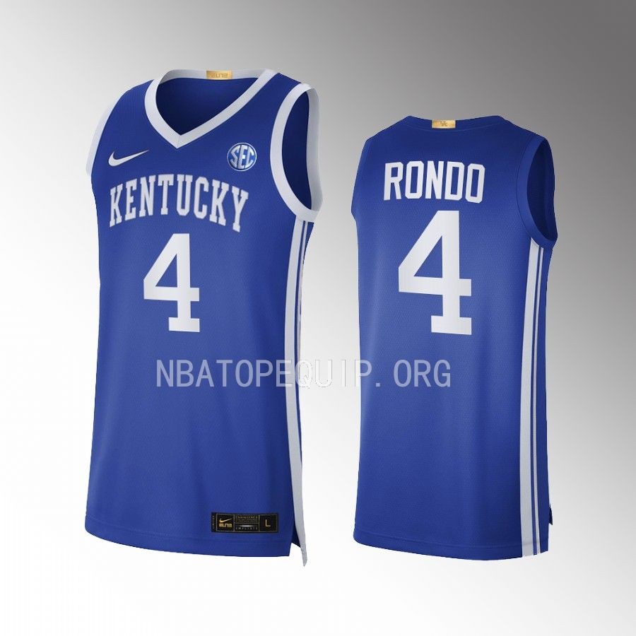Kentucky Wildcats Rajon Rondo Jersey Limited Royal NBA Alumni Uniform