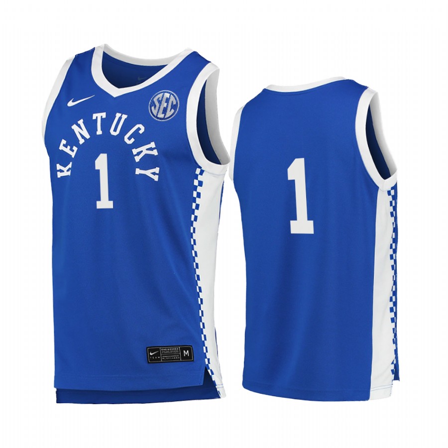 Kentucky Wildcats Royal Jersey 2021-22 College