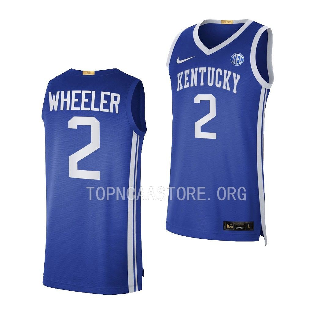 Kentucky Wildcats Sahvir Wheeler Royal #2 Jersey 2022-23 Limited