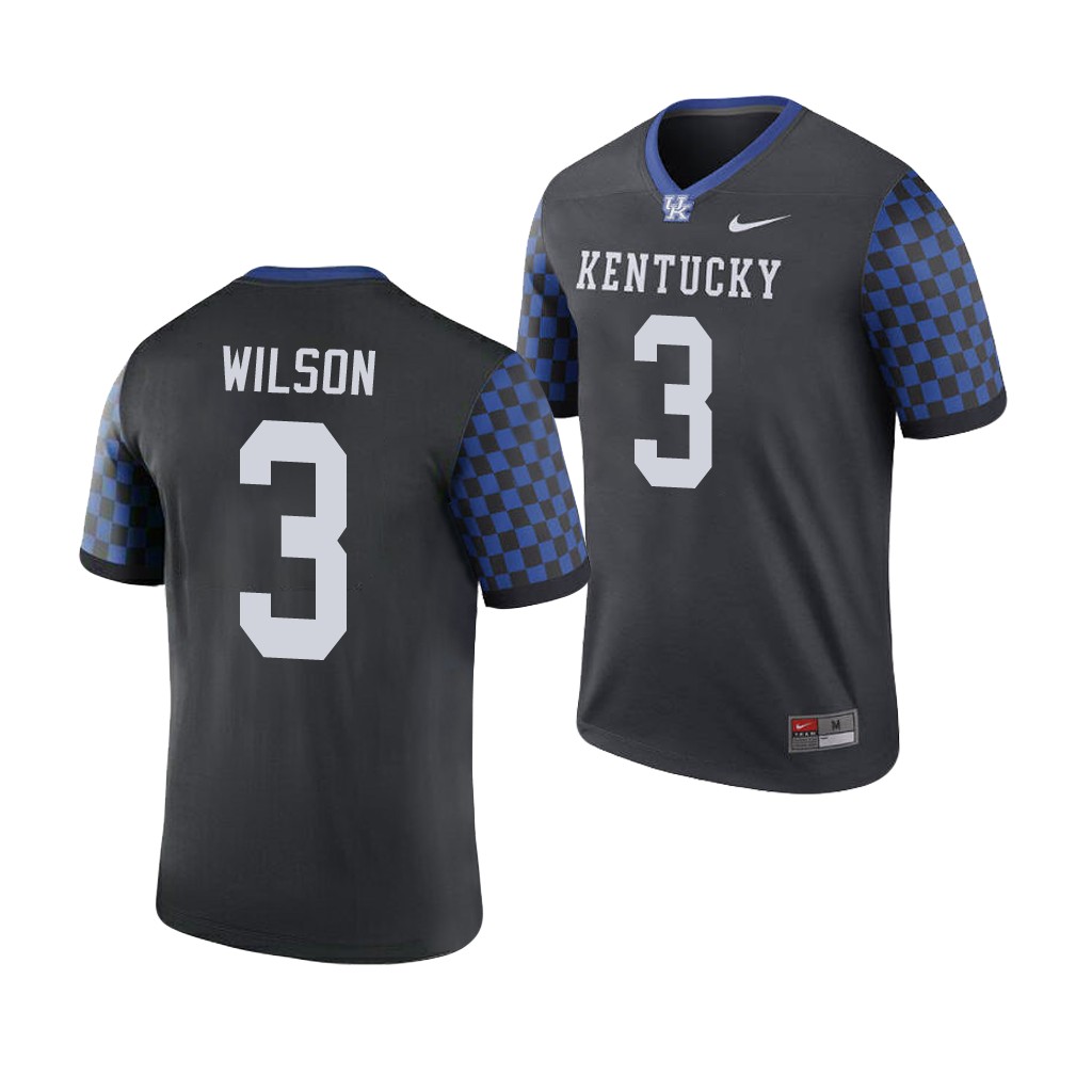 Kentucky Wildcats Terry Wilson Black Legend Performance Jersey Kentucky Wildcats