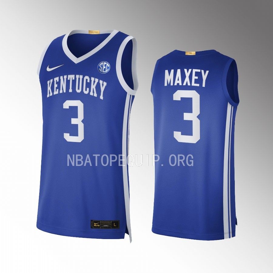 Kentucky Wildcats Tyrese Maxey Jersey Limited Royal NBA Alumni Uniform