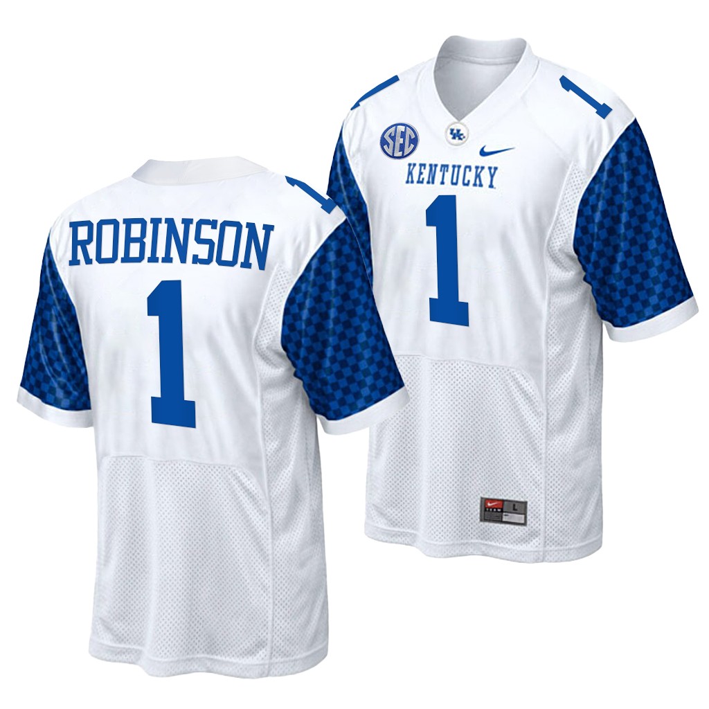 Kentucky Wildcats Wan'Dale Robinson 1 White 2021-22 College Jersey Men