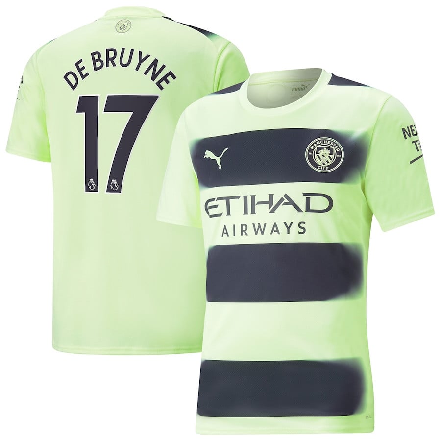 Kevin De Bruyne 17 Manchester City 2022/23 Third Men Jersey – Black