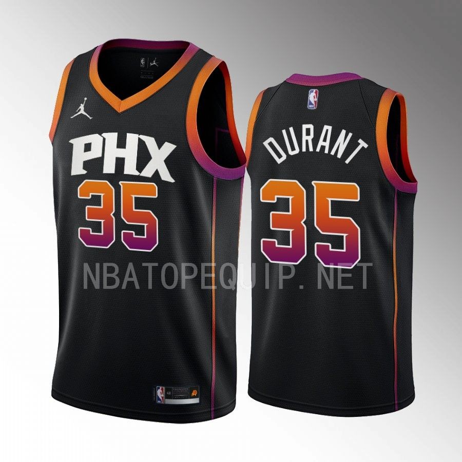 Kevin Durant #35 Phoenix Suns 2022-23 Statement Edition Black Jersey