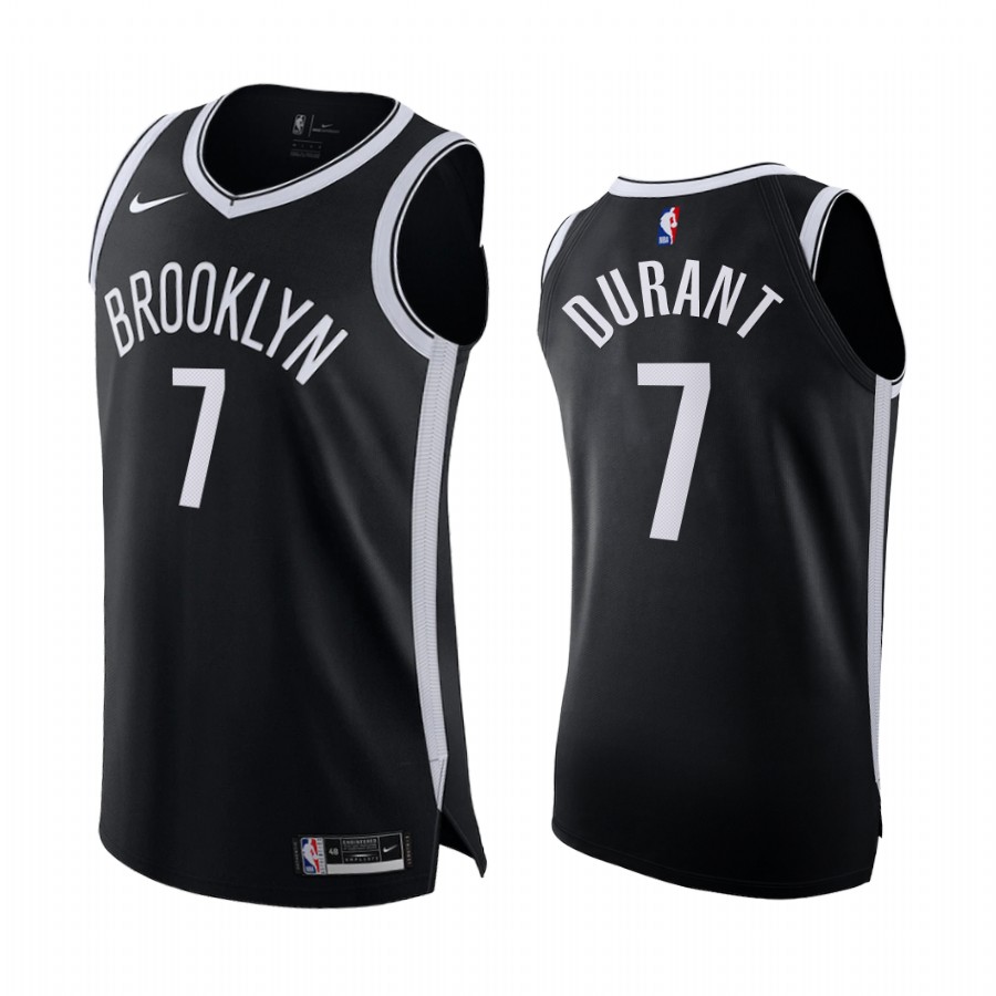 Kevin Durant Brooklyn Nets Black Icon 2020-21 Jersey