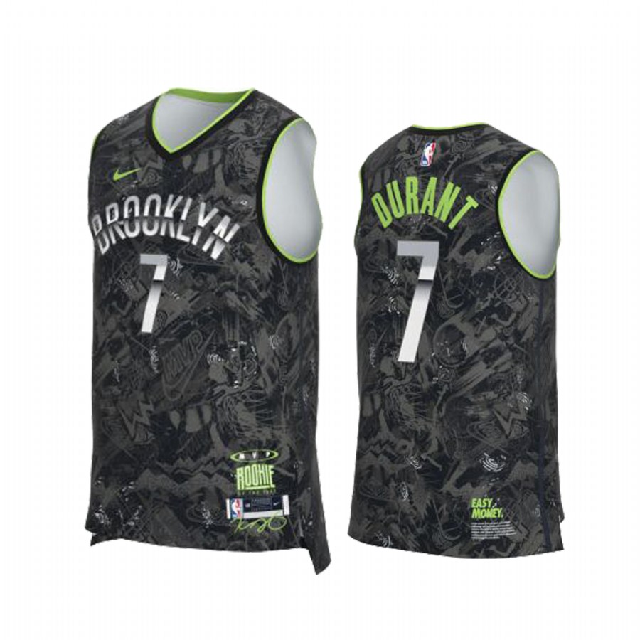 Kevin Durant Brooklyn Nets MVP Black Jersey Select Series