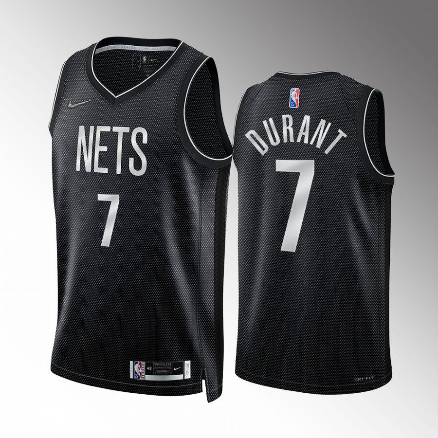 Kevin Durant Select Series Brooklyn Nets #7 Black Jersey