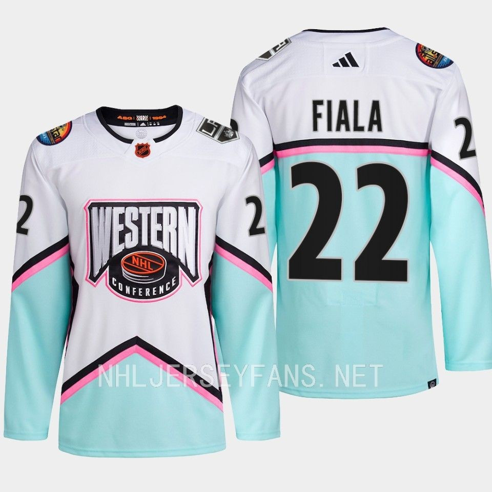 Kevin Fiala 22 Los Angeles Kings 2023 All-Star Game Stitched Jersey White Equipment