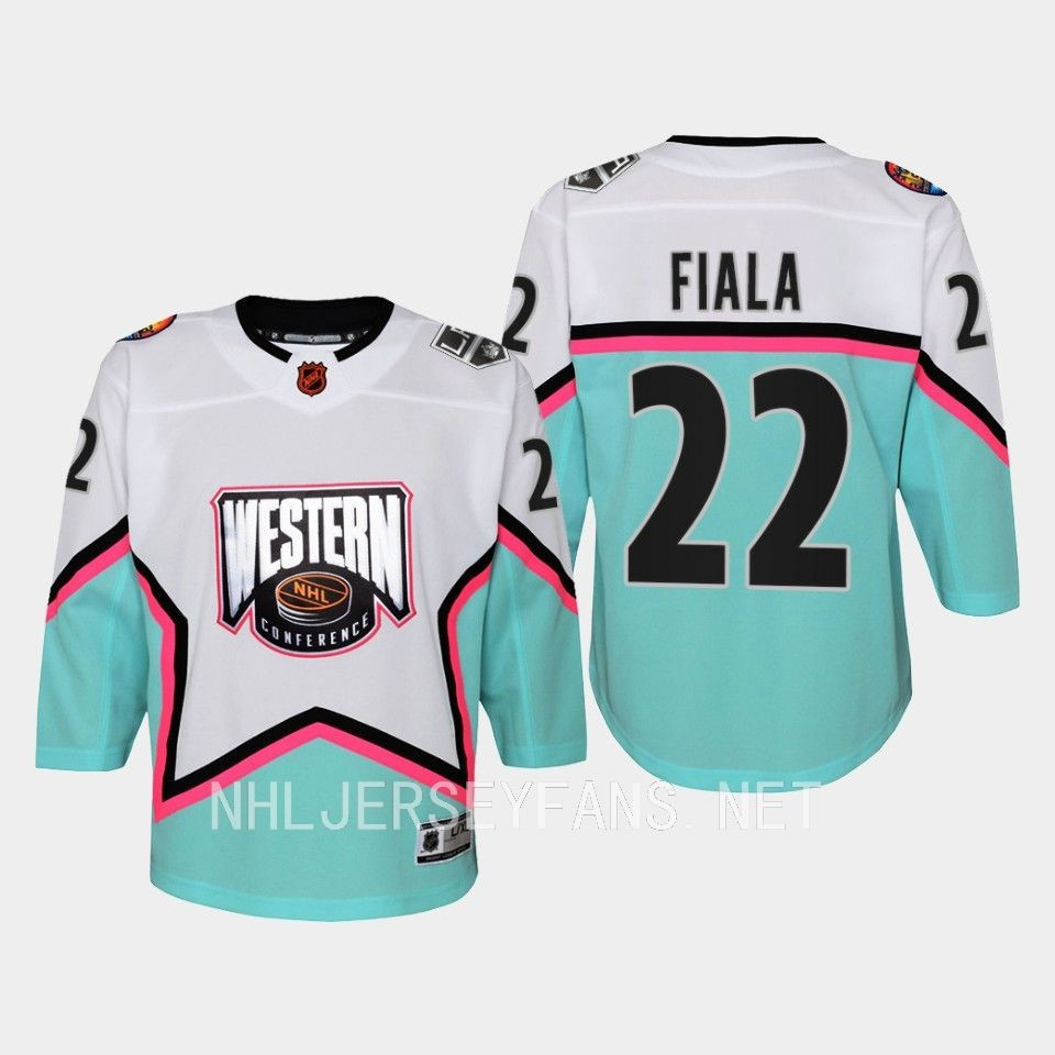 Kevin Fiala 22 Los Angeles Kings 2023 All-Star Western Stitched Jersey White