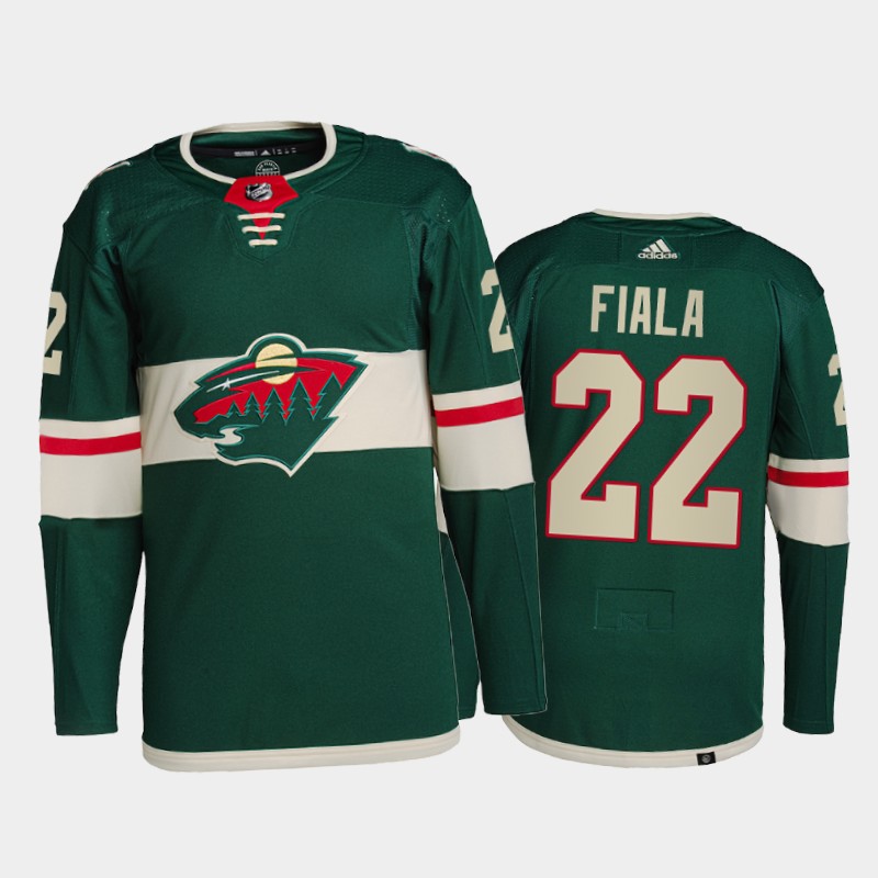Kevin Fiala Minnesota Wild Primegreen Pro Jersey 2021-22 Green #22 Home Uniform