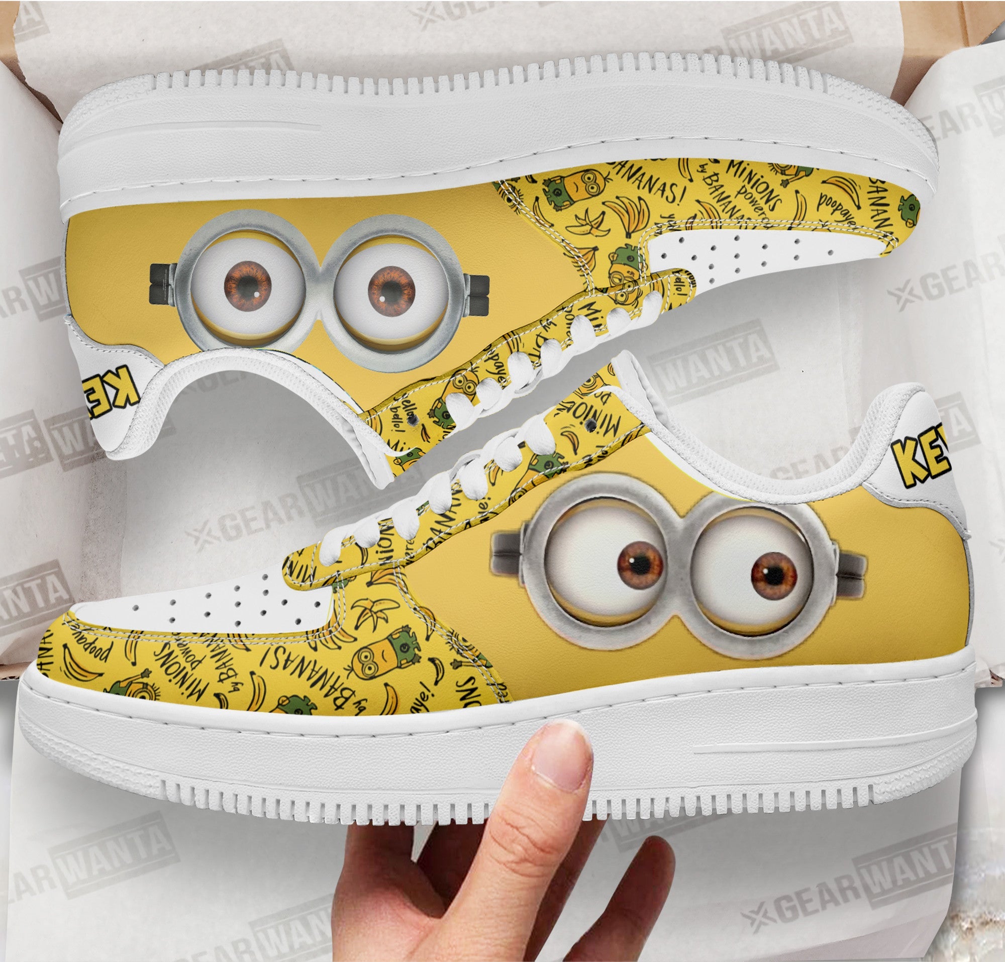 Kevin Minion Air Sneakers Custom Shoes