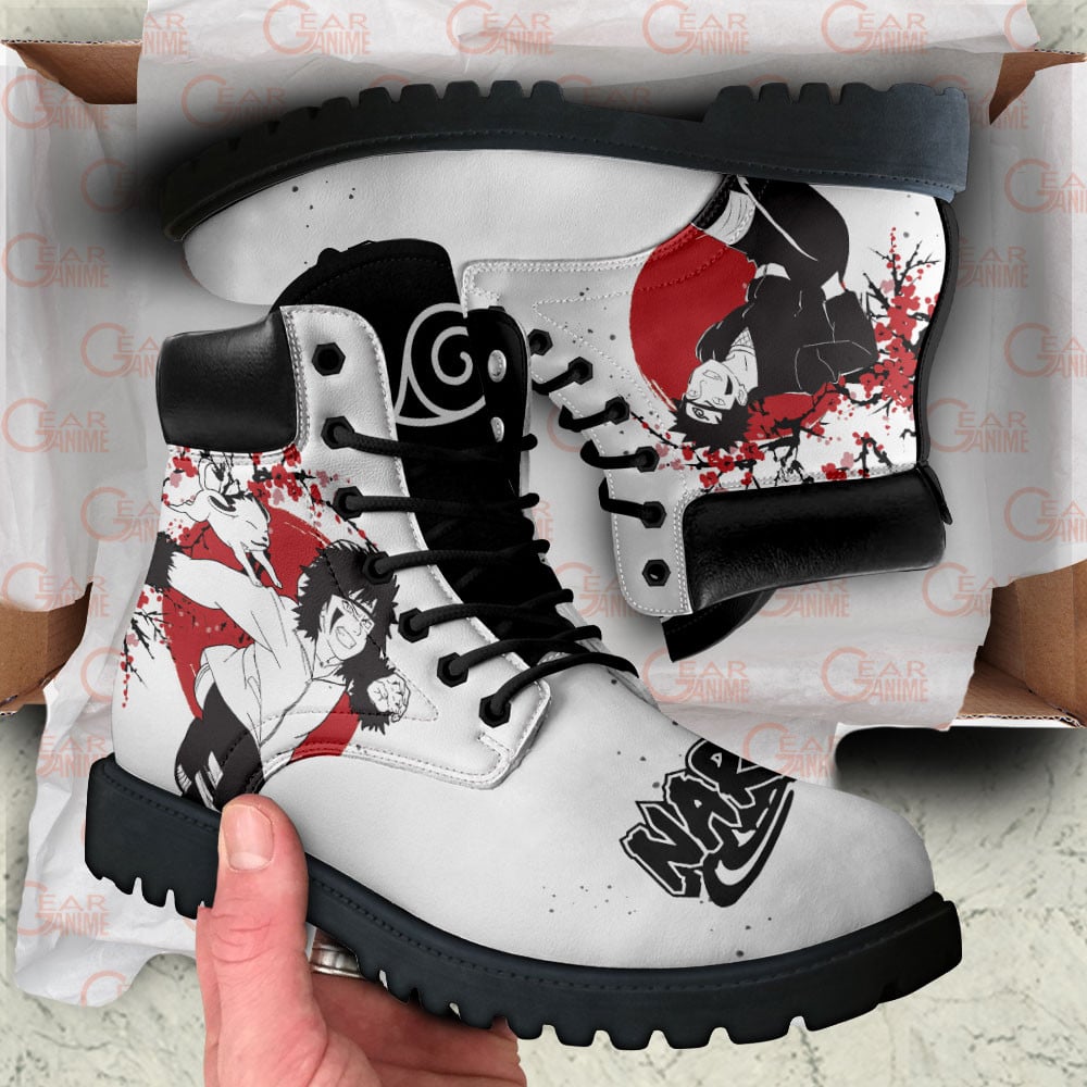 Kiba Inuzuka Boots Anime Custom Shoes Japan Style