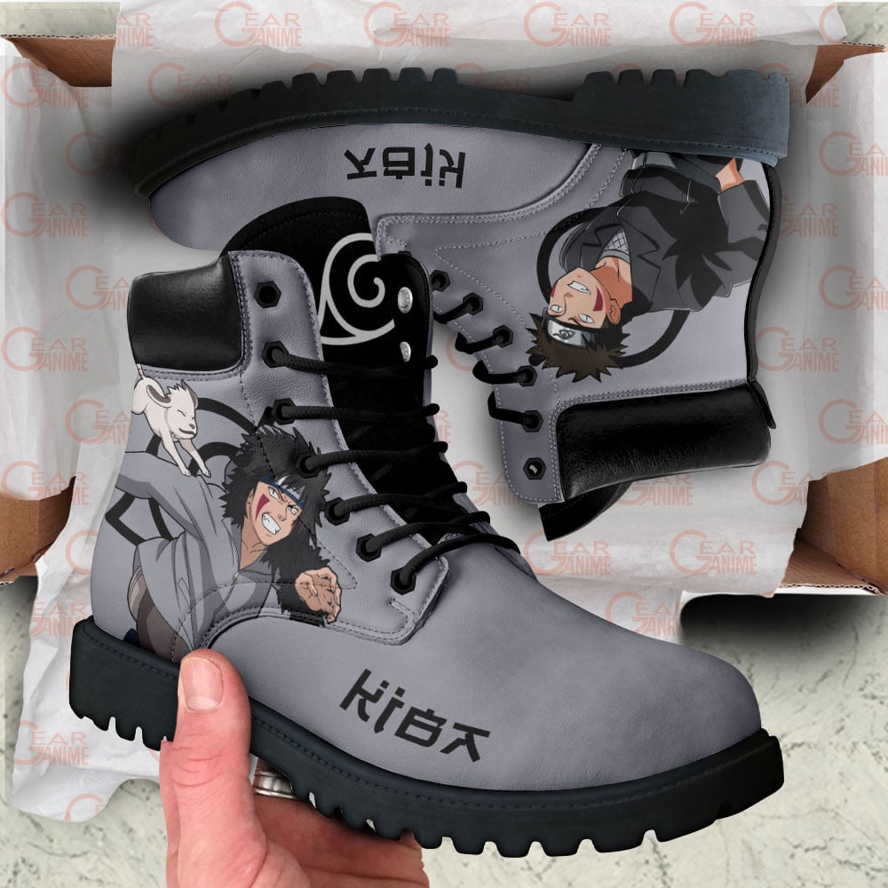 Kiba Inuzuka Boots Custom Shoes For Anime Fans