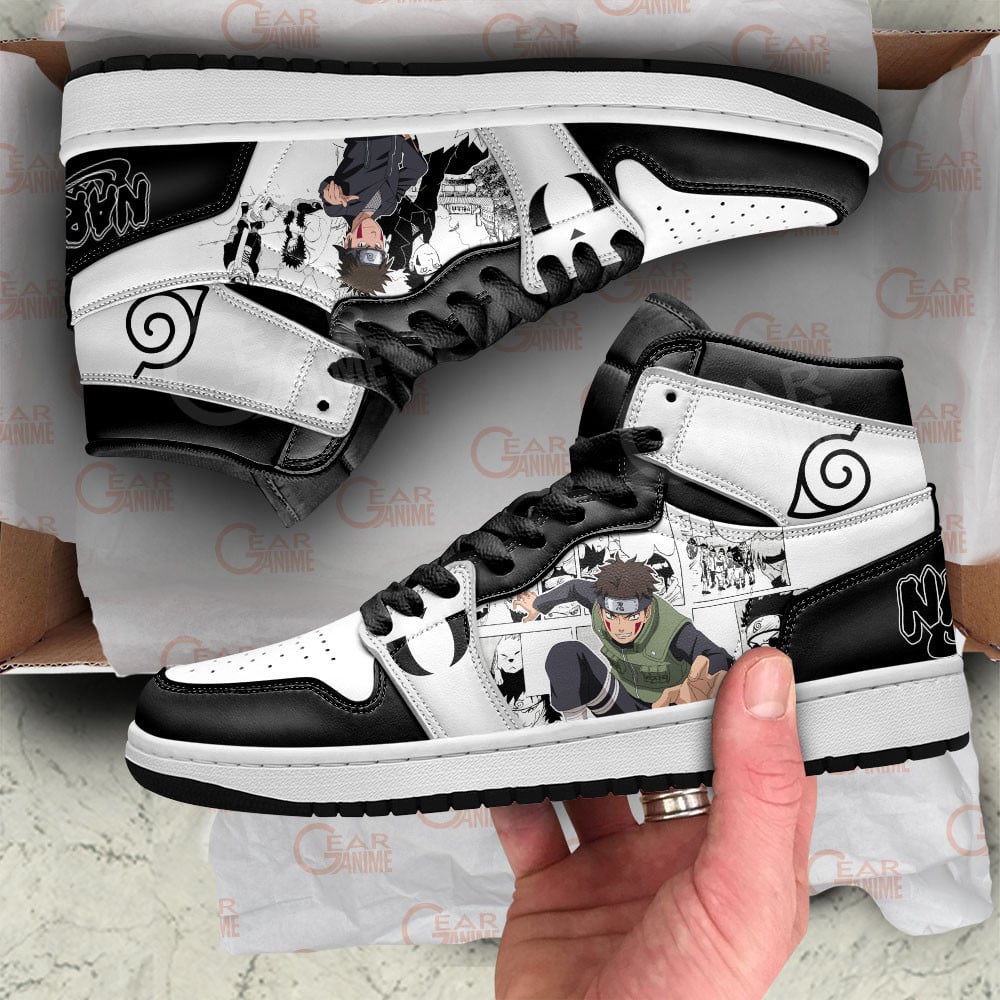 Kiba Inuzuka JD1s Sneakers Manga Anime Shoes, Air Jordan Hightop
