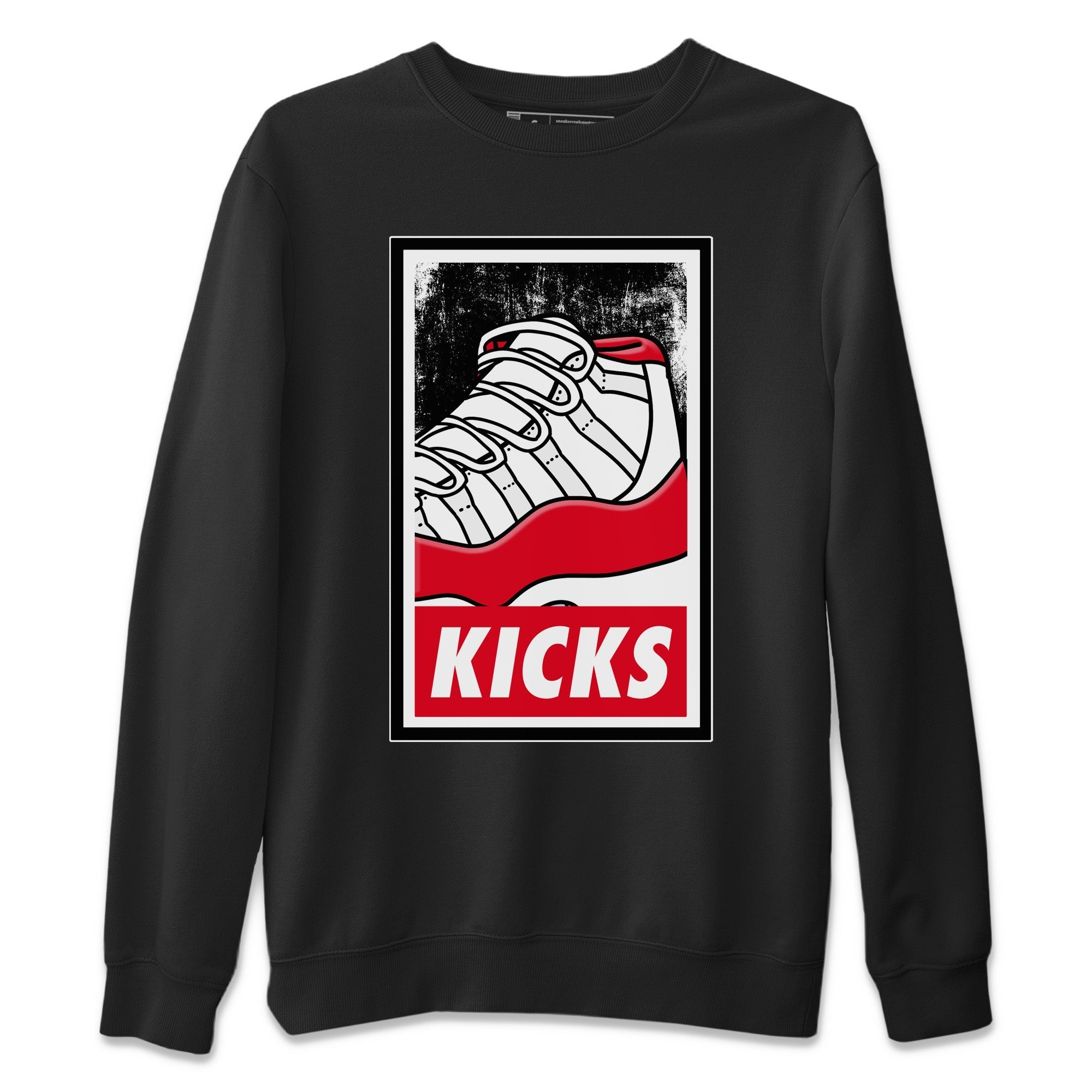 KICKS Unisex Sweater – Air Jordan 11 Cherry, Sneakers Matching Sweater