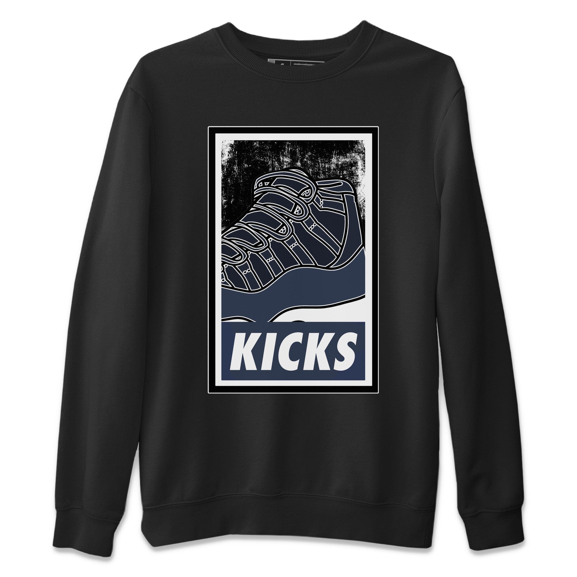 KICKS Unisex Sweater – Air Jordan 11 Midnight Navy, Sneakers Matching Sweater