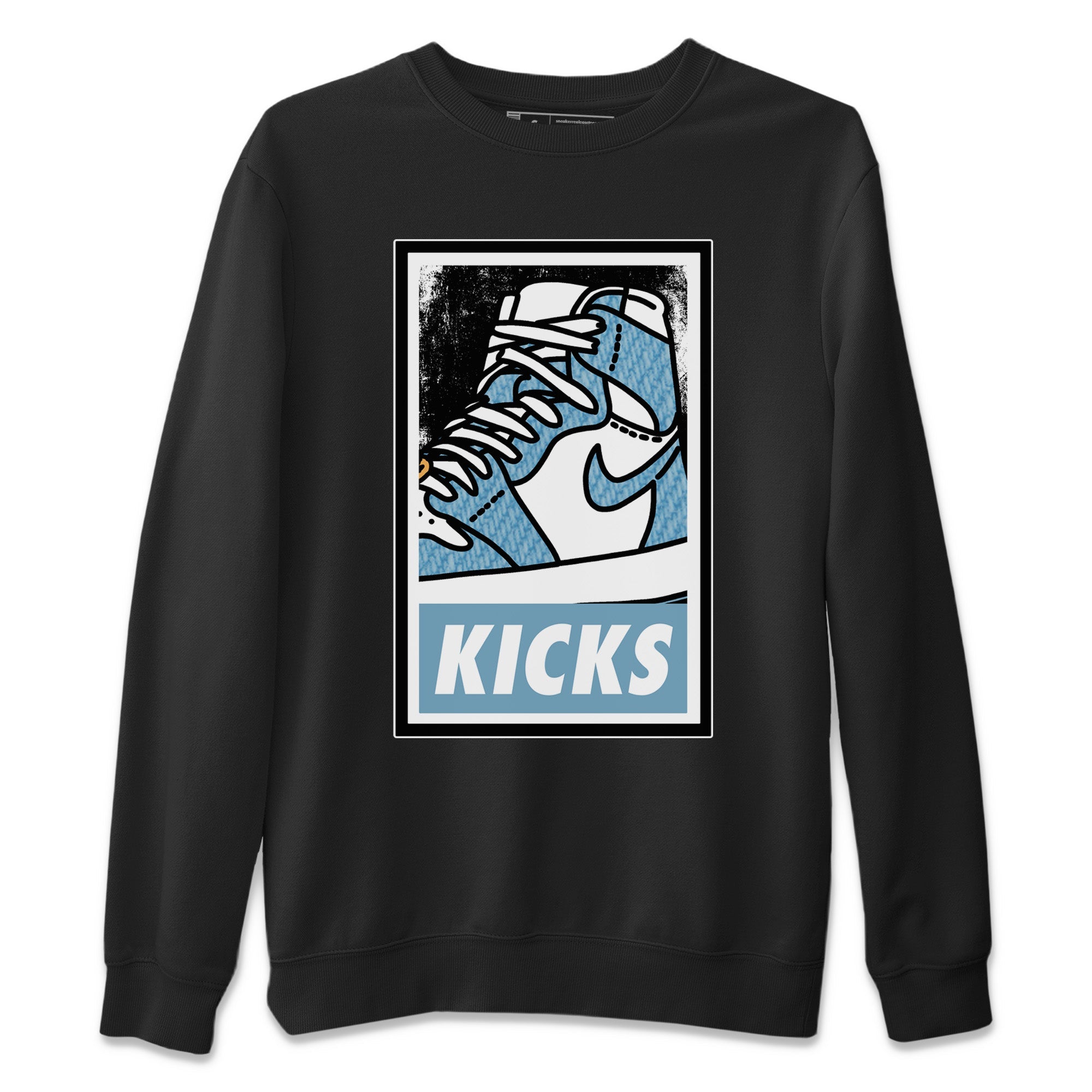 KICKS Unisex Sweater – Air Jordan 1 Denim, Sneakers Matching Sweater