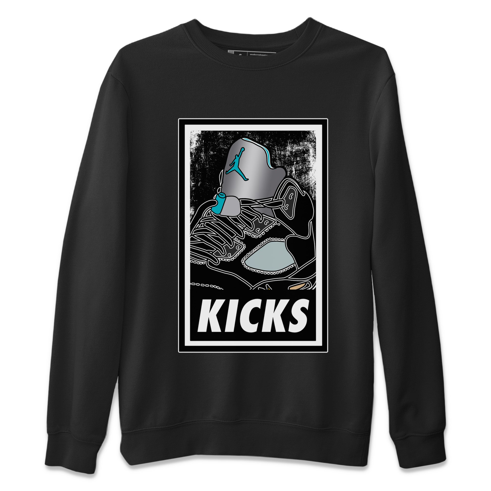 KICKS Unisex Sweater – Air Jordan 5 Aqua, Sneakers Matching Sweater KICKS Unisex Sweater – Air Jordan 5 Aqua, Sneakers Matching Sweater