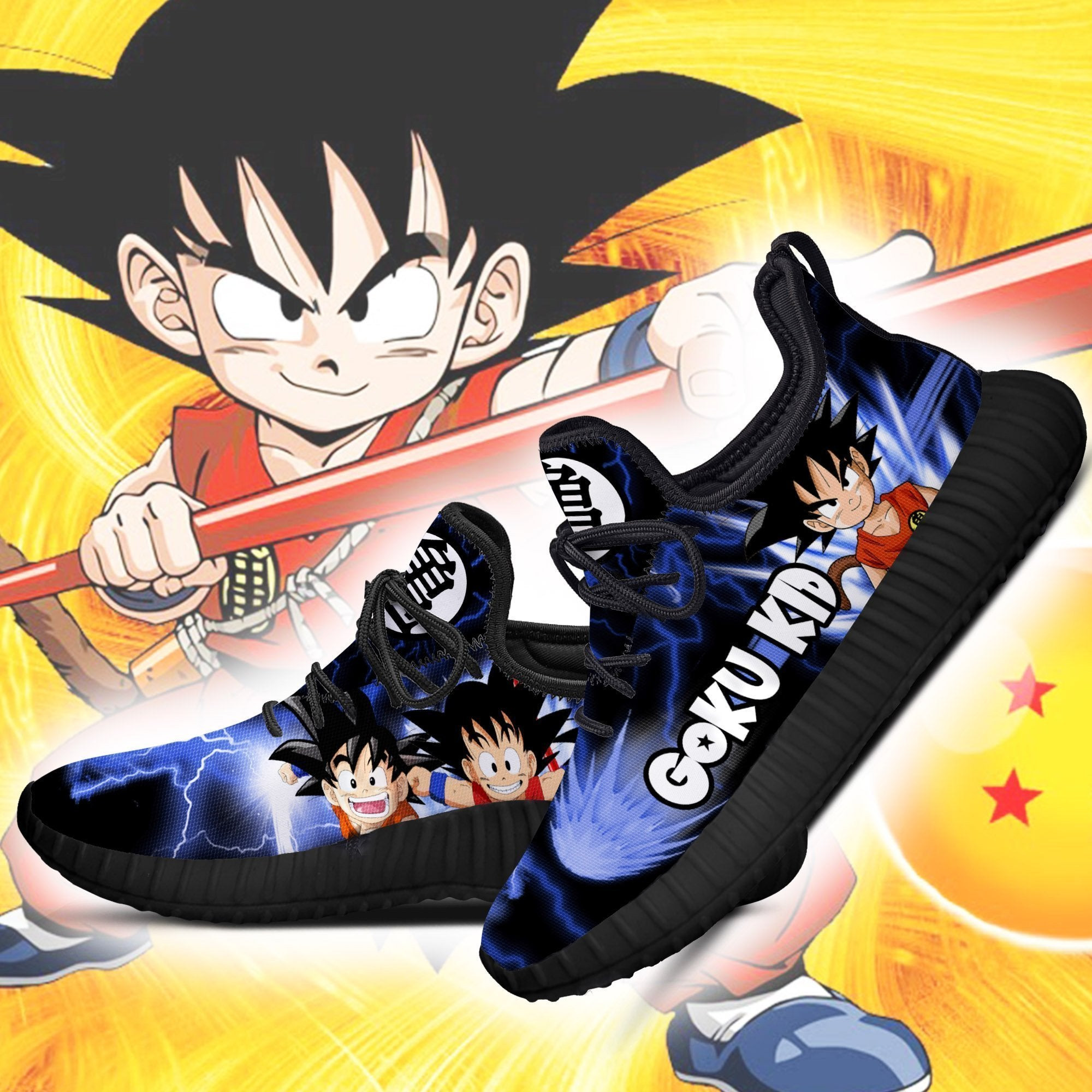Kid Goku Reze Shoes Custom Dragon Ball Anime Shoes
