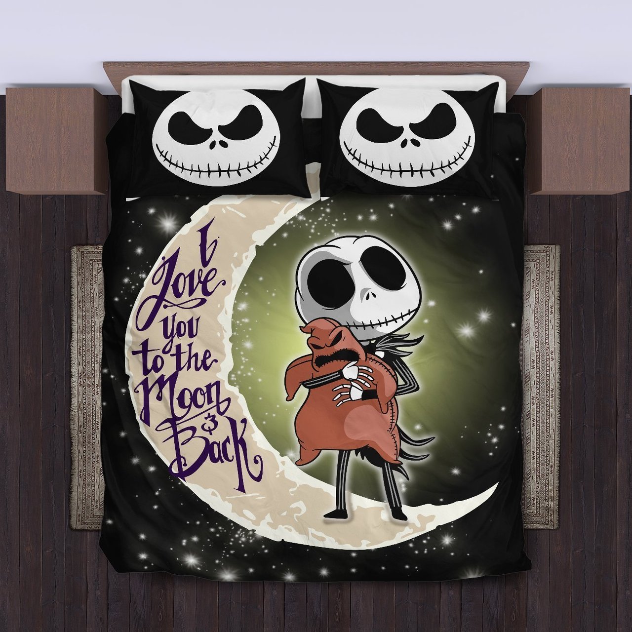 Kid Jack Skellington Duvet Cover Bedding Set