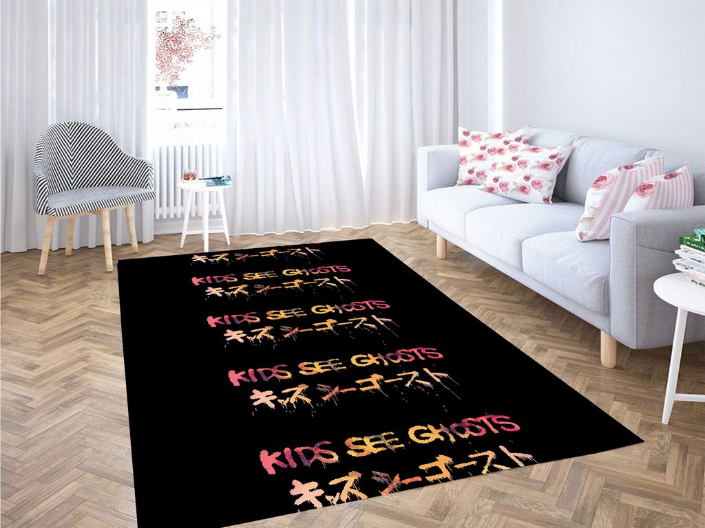 Kids See Ghost Japan Living Room Modern Carpet Rectangle Rug