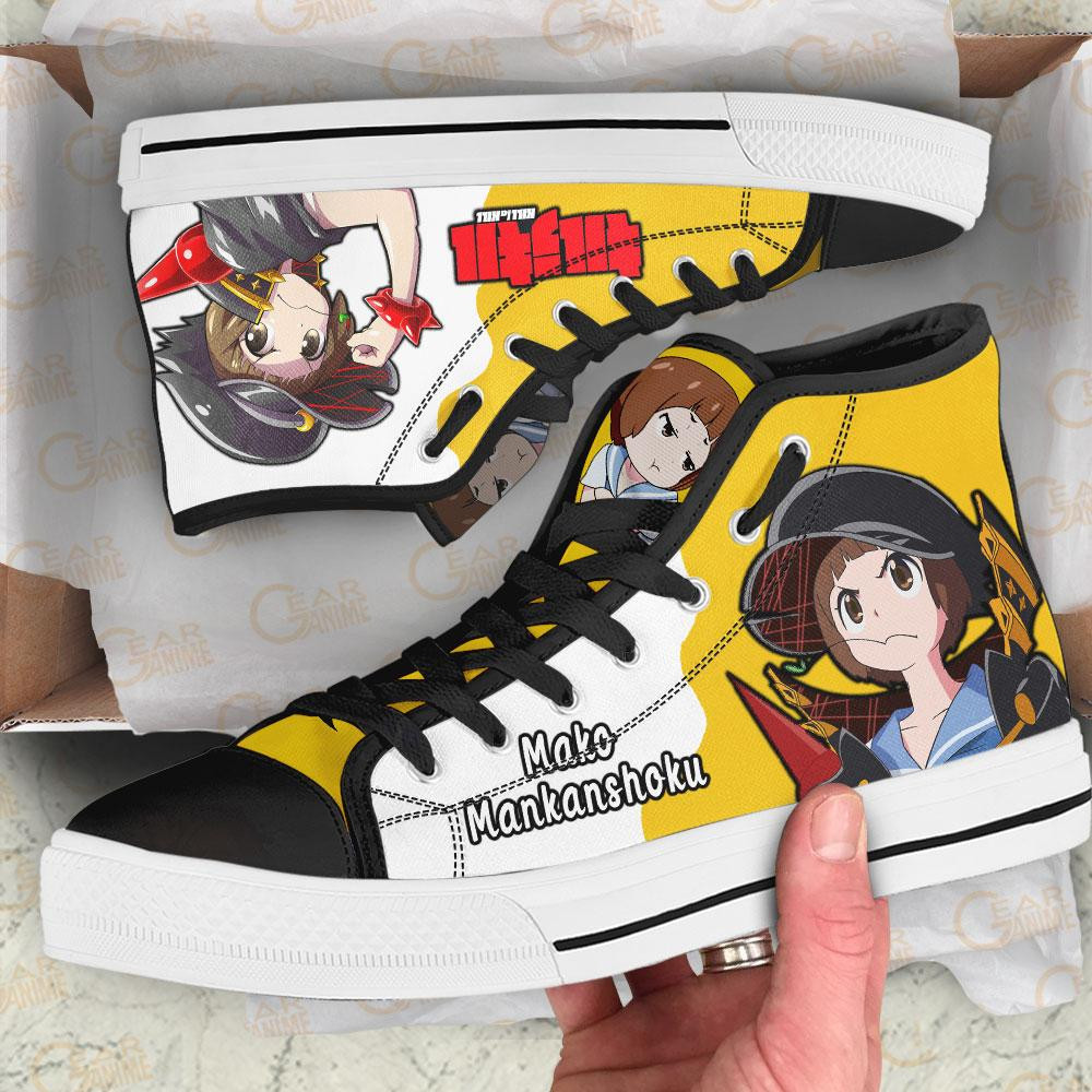 Kill la Kill Mako Mankanshoku High Top Shoes Custom Anime Sneakers