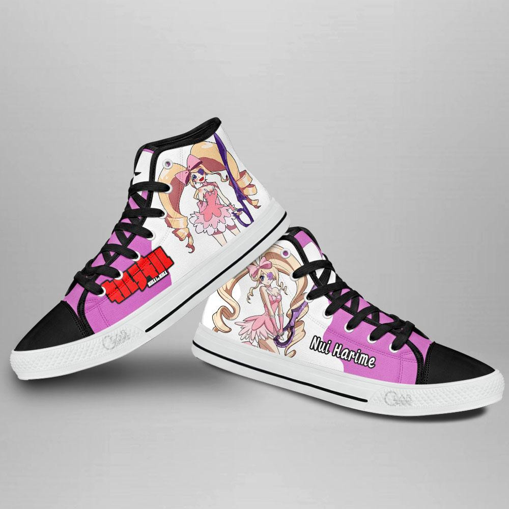 Kill la Kill Nui Harime High Top Shoes Custom Anime Sneakers