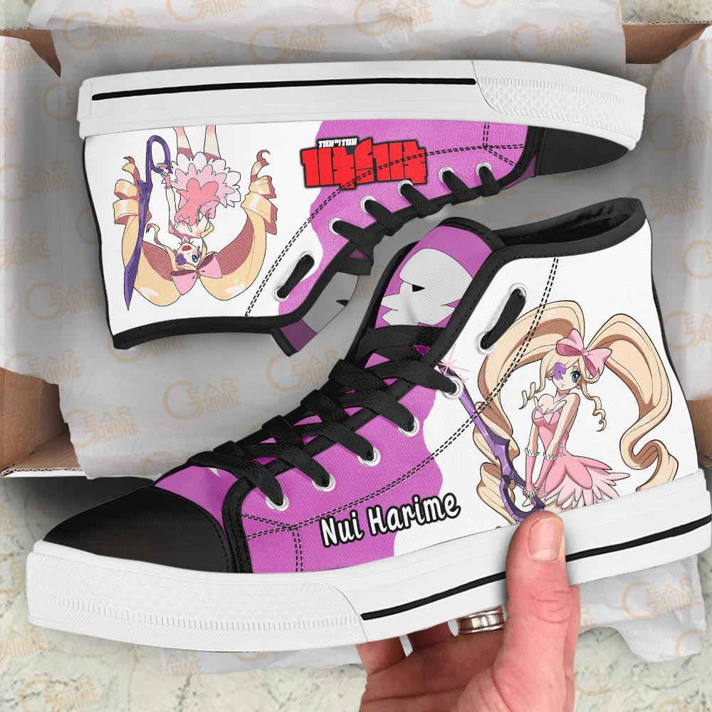 Kill la Kill Nui Harime High Top Shoes Custom Anime Sneakers