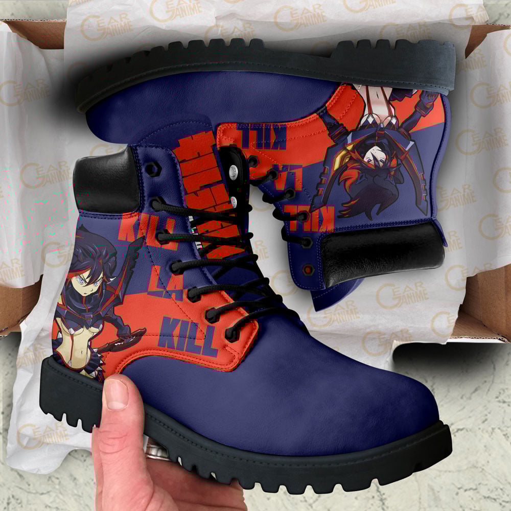 Kill La Kill Ryuko Matoi Boots Anime Custom Shoes