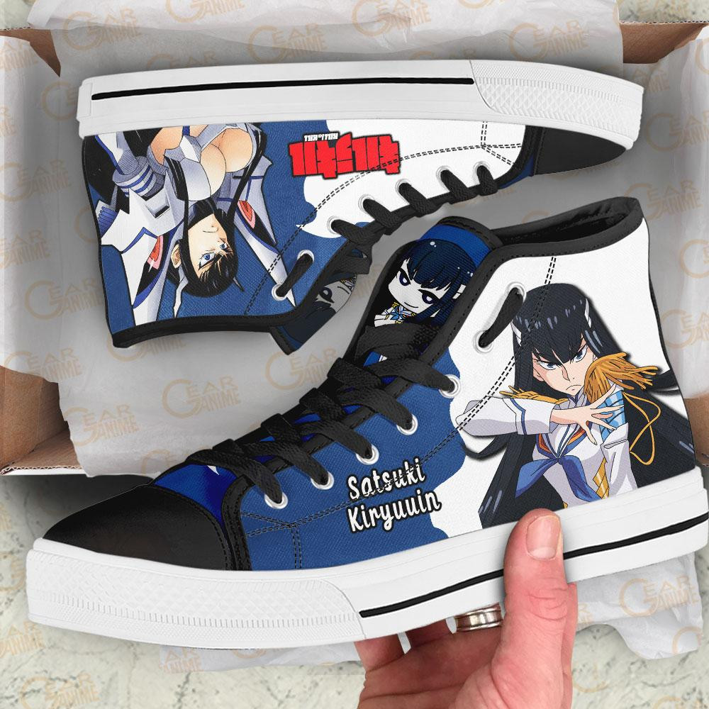 Kill la Kill Satsuki Kiryuuin High Top Shoes Custom Anime Sneakers