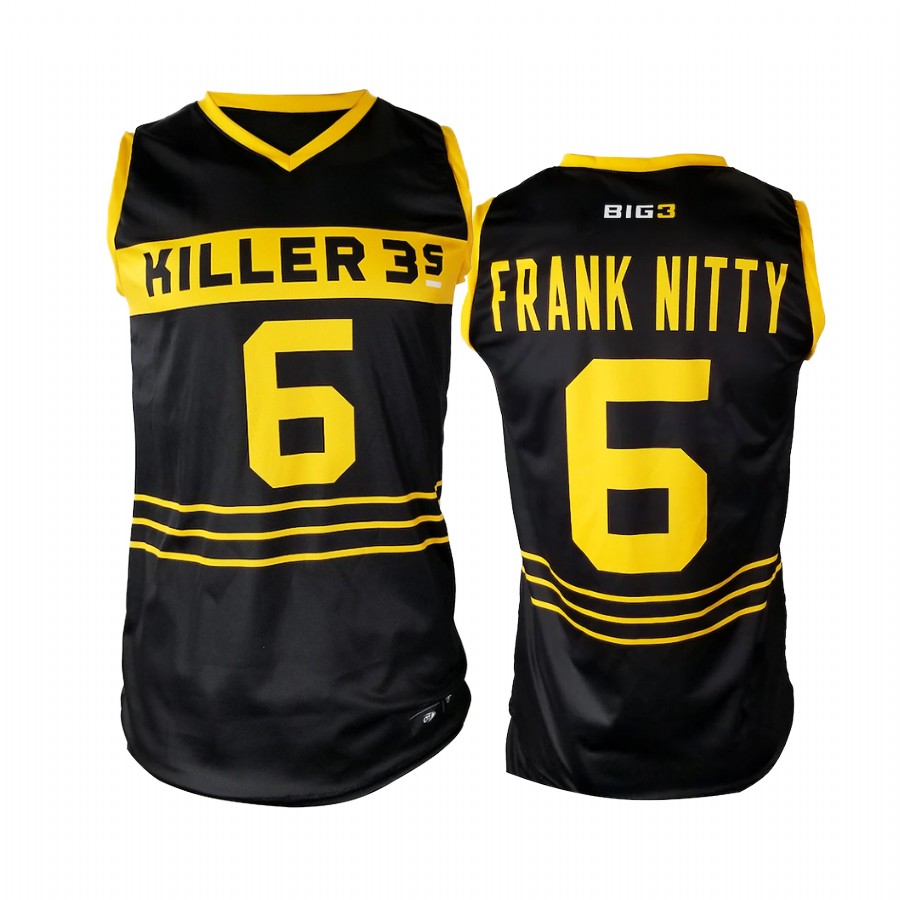 Killer 3s #6 Frank Nitty Jersey BIG3 Black