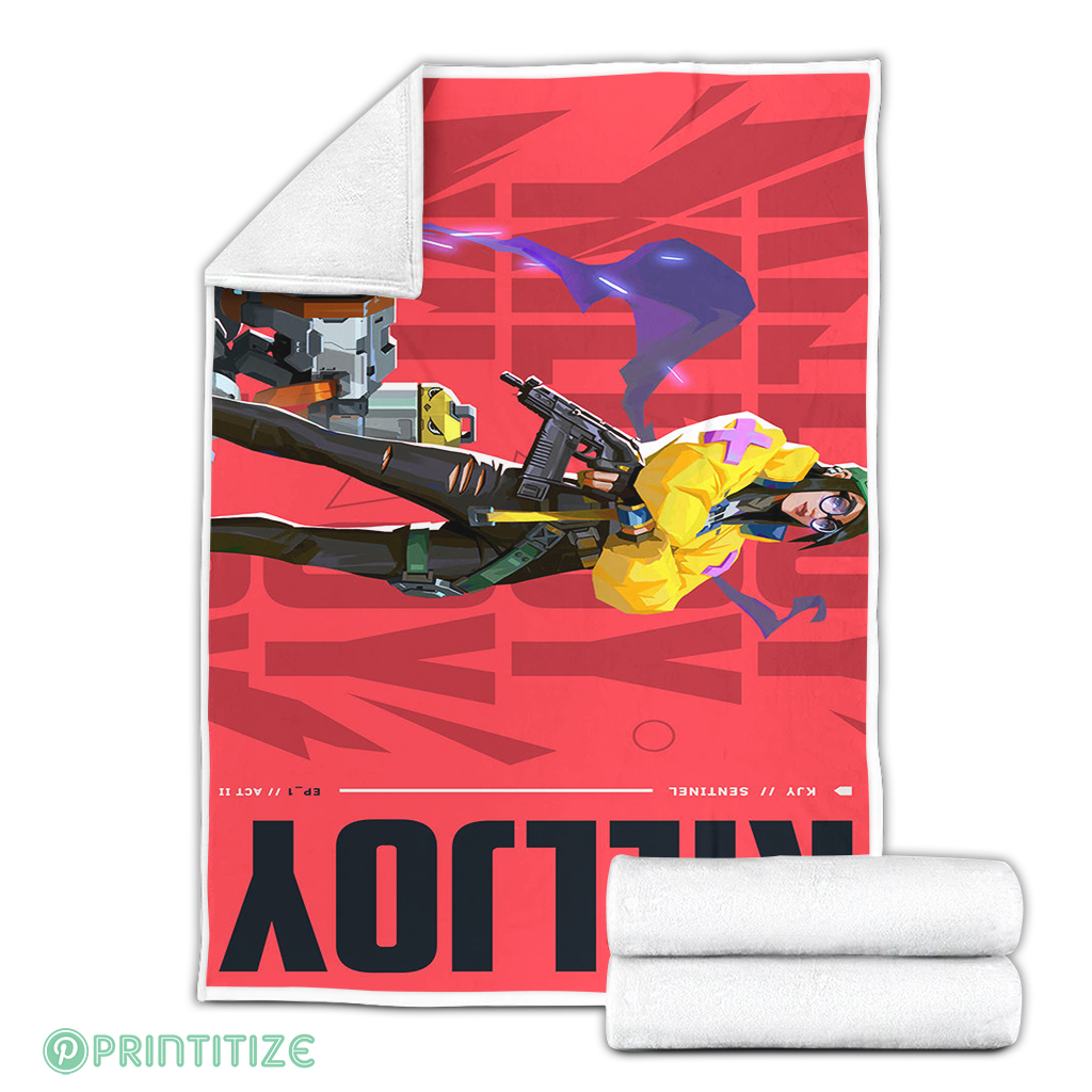 Killjoy Valorant Official Art Fleece Blanket