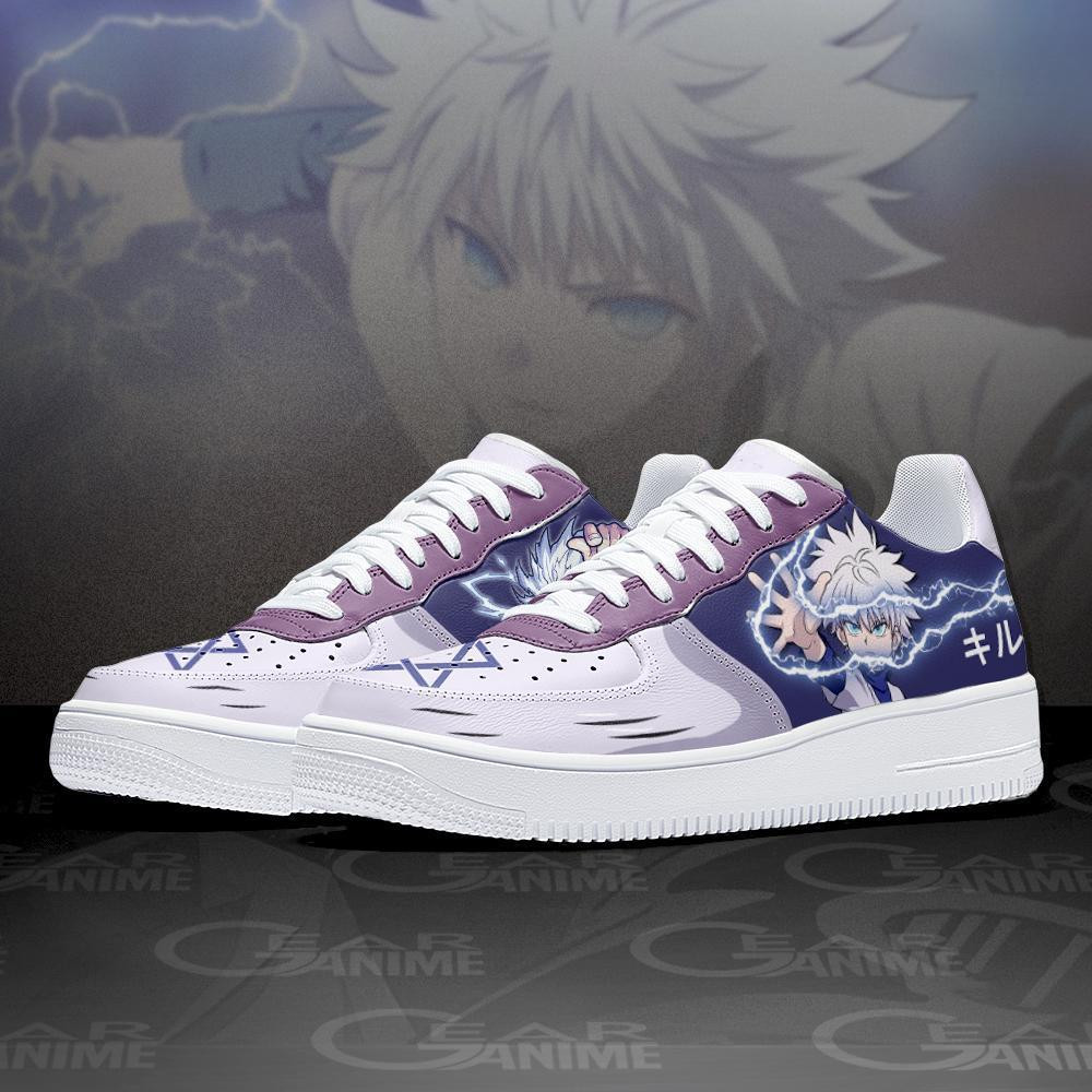Killua Zoldyck Air Sneakers Custom Hunter X Hunter Anime Shoes