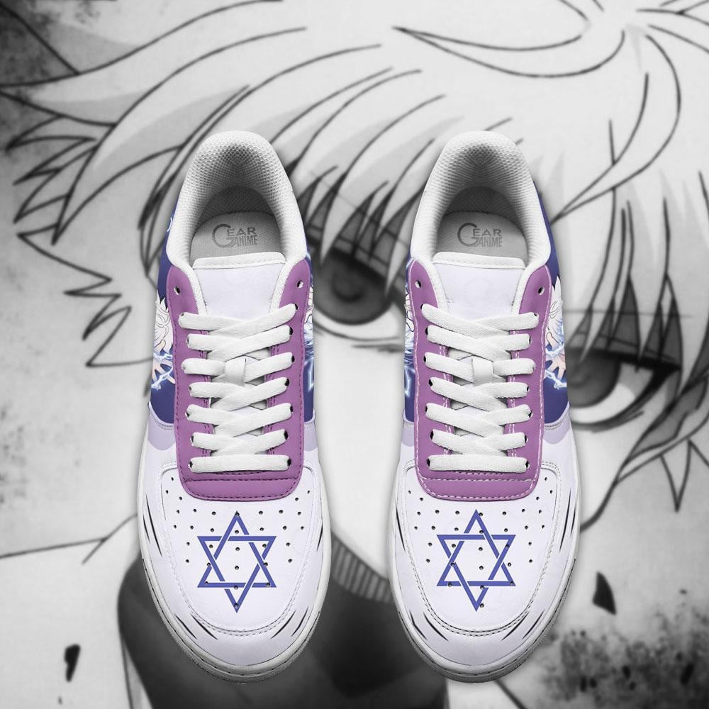 Killua Zoldyck Air Sneakers Custom Hunter X Hunter Anime Shoes