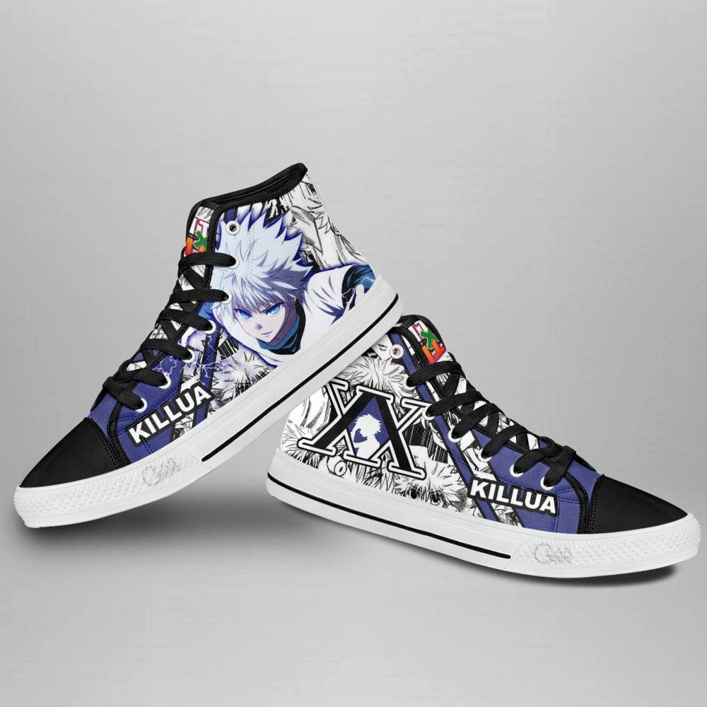 Killua Zoldyck High Top Shoes Custom Manga Anime Hunter X Hunter Sneakers