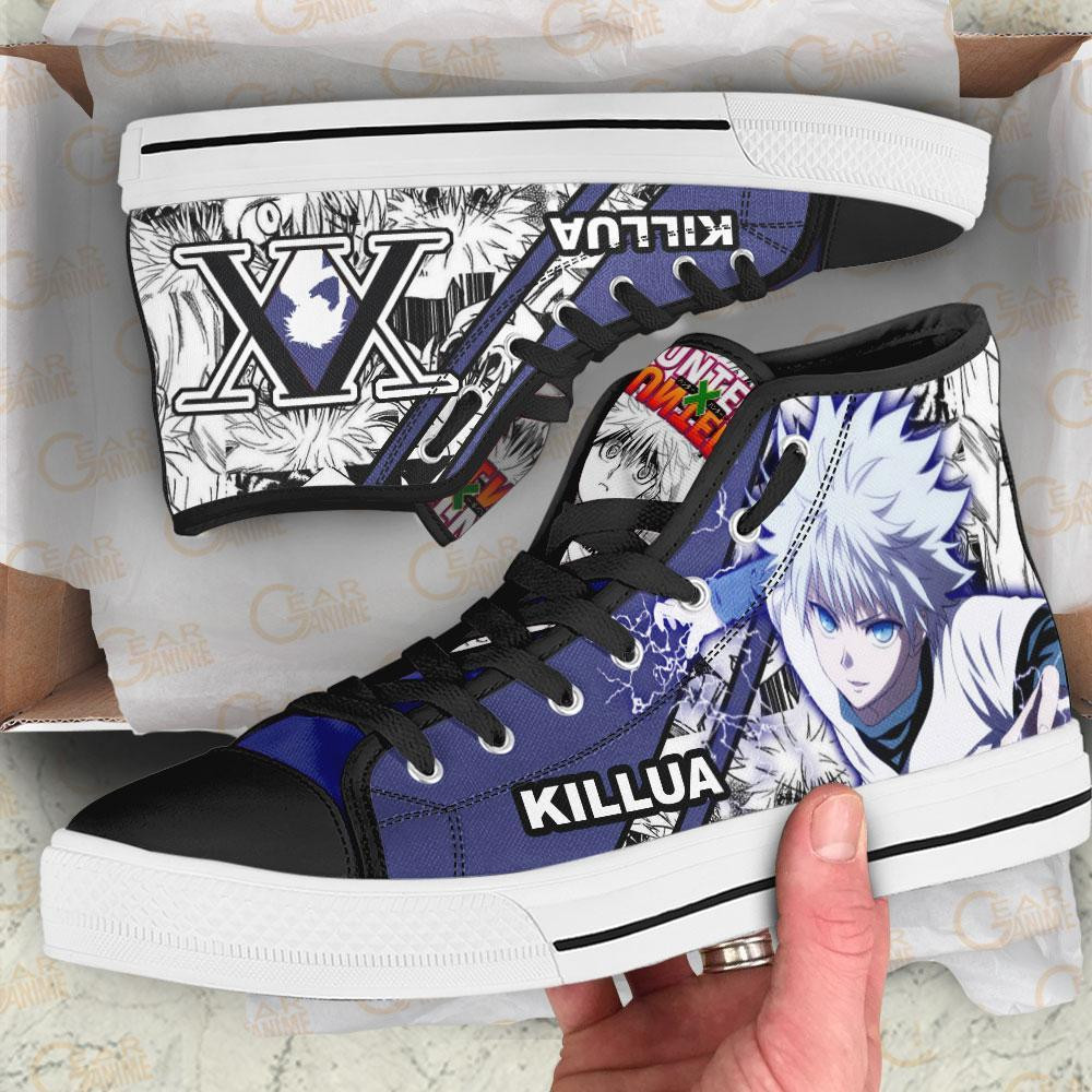 Killua Zoldyck High Top Shoes Custom Manga Anime Hunter X Hunter Sneakers